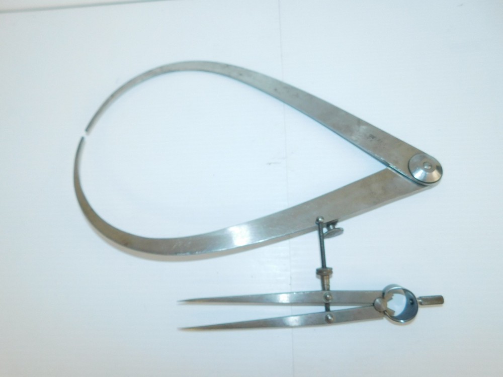 STARRETT LOCK JOINT TRANSFER TYPE OUTSIDE CALIPER & A MILLERS CALIPER (ASP65)