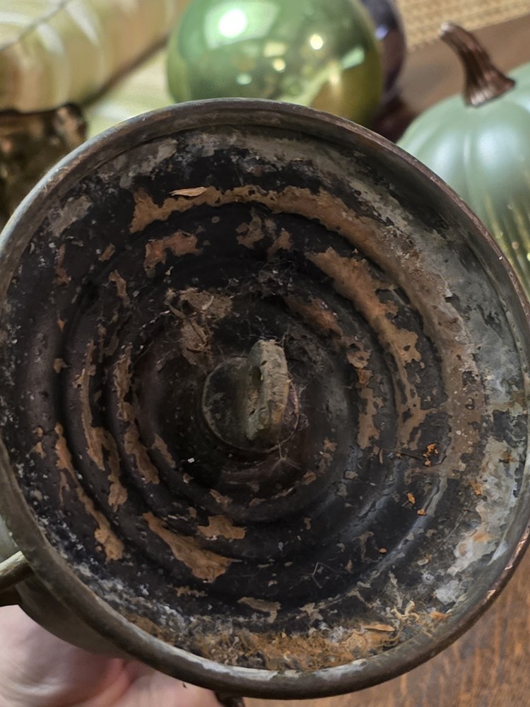 Antique empty Brass Hercules Torch