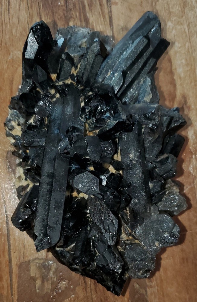 Black Tourmaline Crystal, Massive Protection