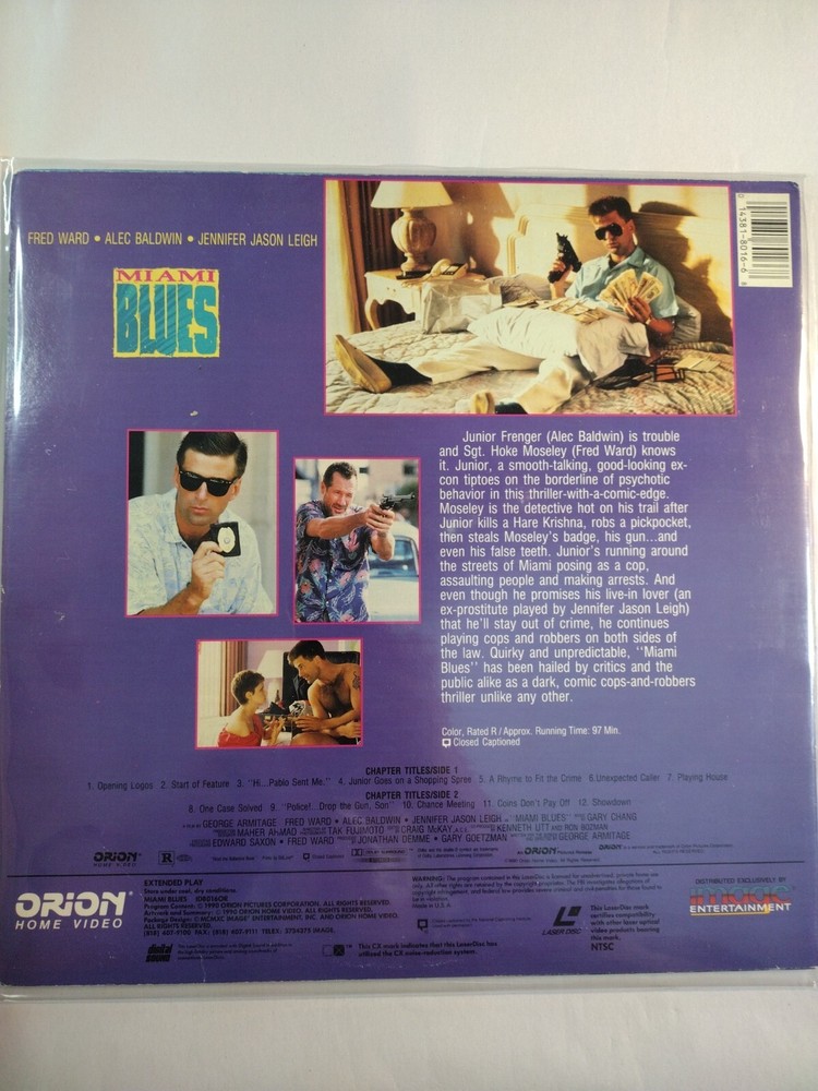 Miami Blues (Laserdisc, 1990)
