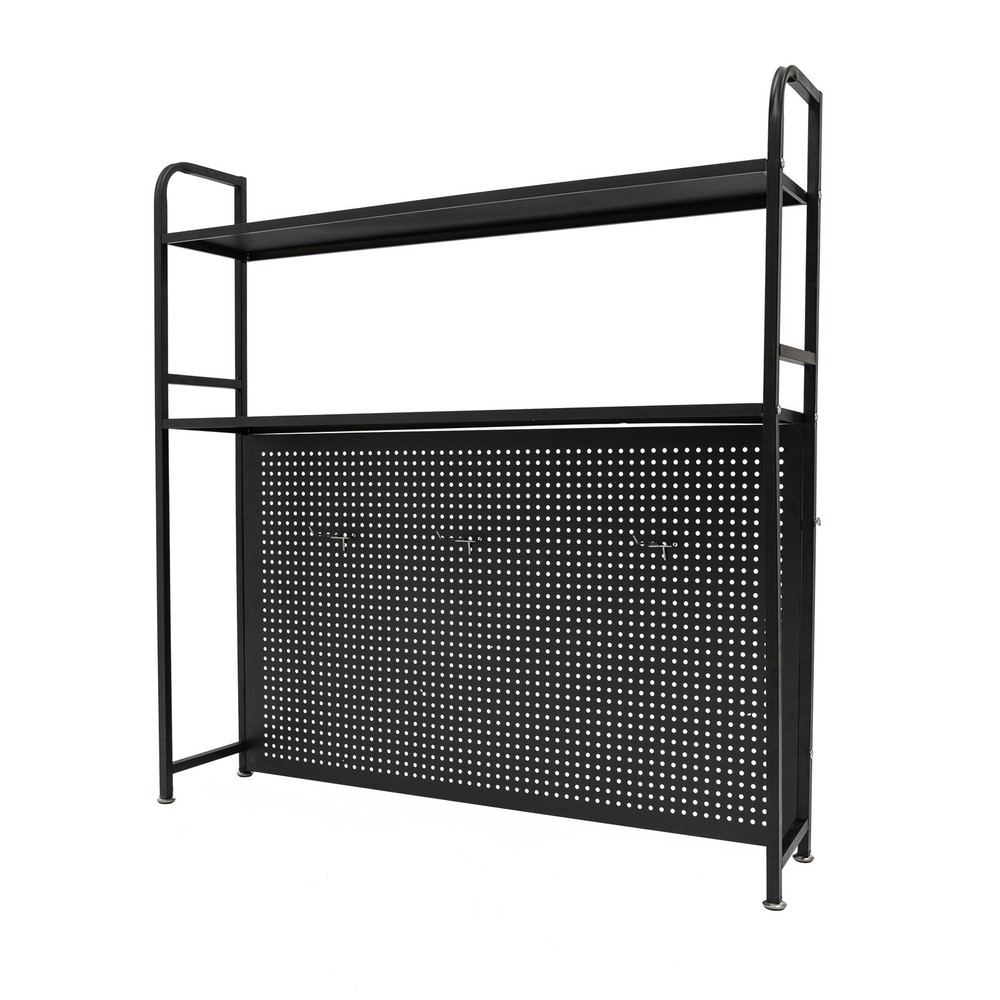 Desktop Bookshelf, Countertop Storage Rack with 2 Shelves for Computer