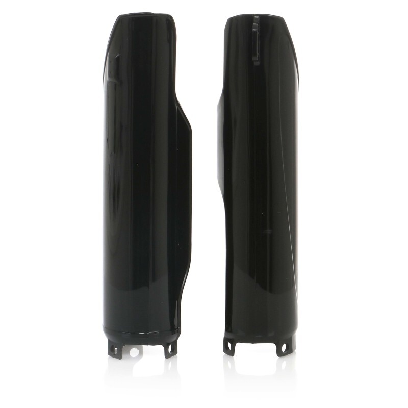 Acerbis Lwr Fork Cvr Set Cr Blk