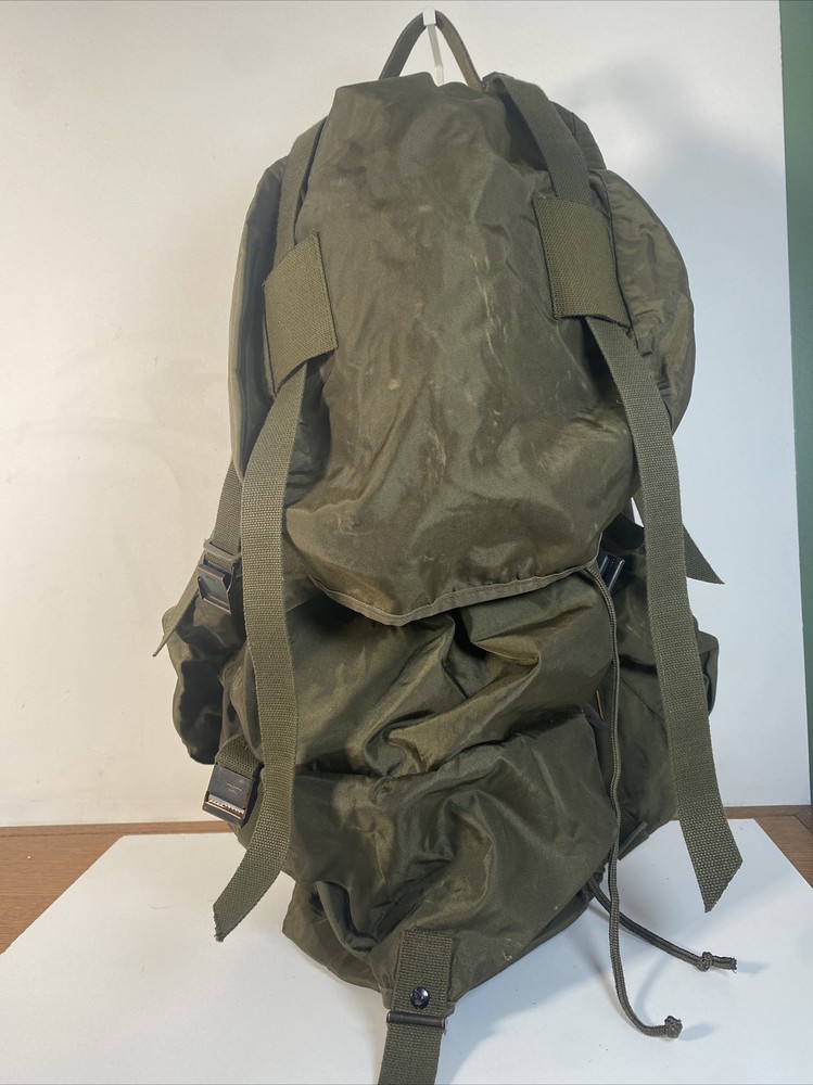 Large Army Tactical Bag With Drawstring / Buckles / Pockets Storage Pack