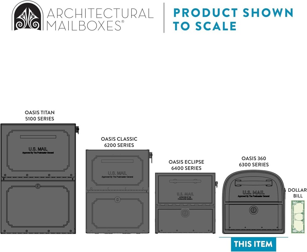 Heavy Duty Galvanized Steel Mailbox - White