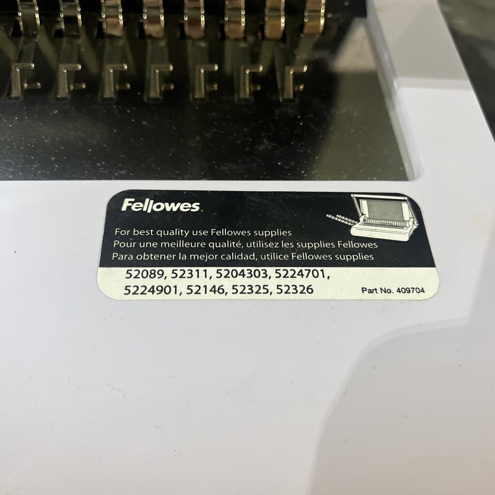 FELLOWES PULSAR-E 300 ELECTRIC BINDING MACHINE
