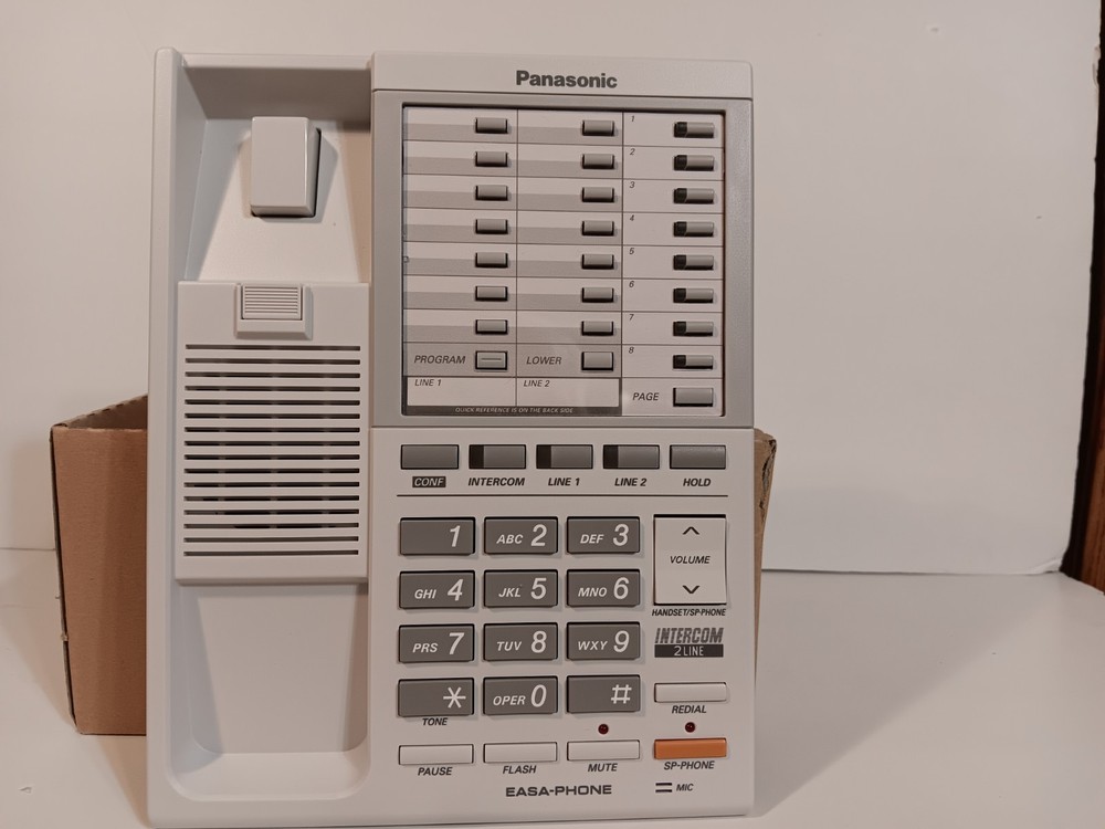 Panasonic KX-T3280 2 Line White Speakerphone with Intercom (New)