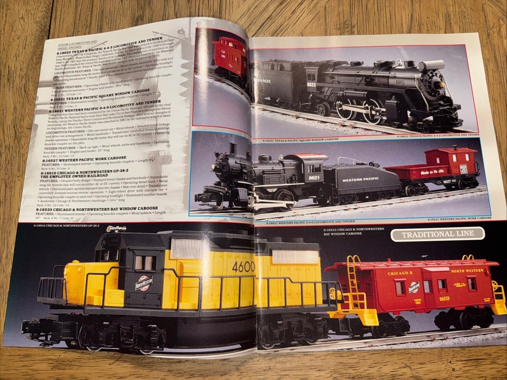 1992 Lionel Trains Catalog-Book One