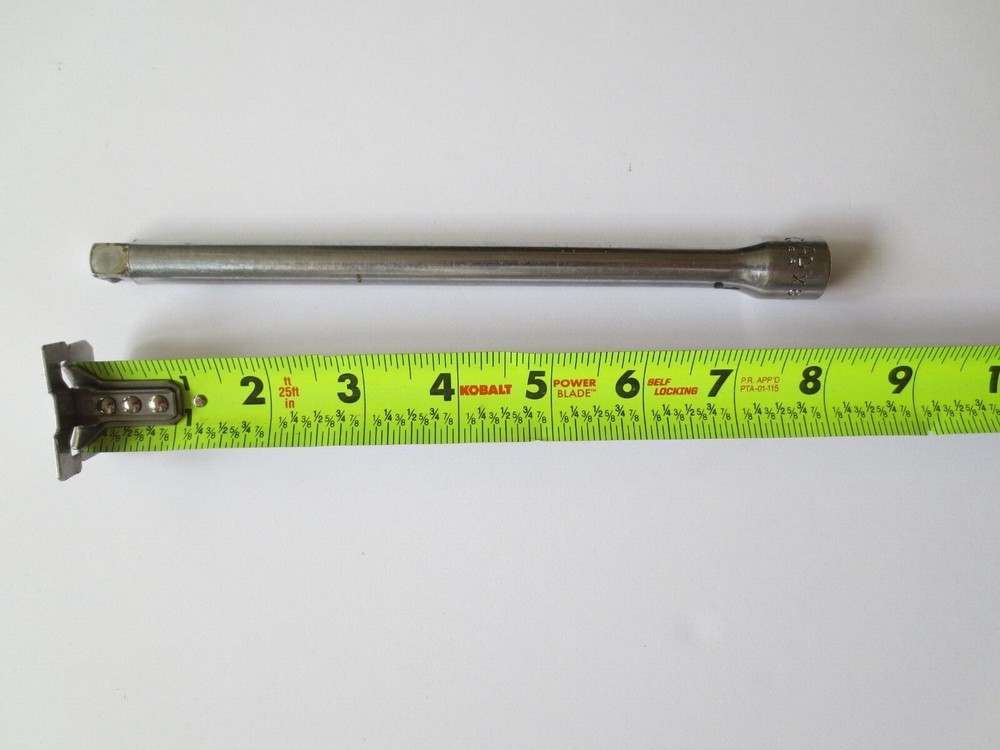 MAC TOOLS 8" LONG CHROME BALL EXTENSION -- 3/8" Drive -- X8E