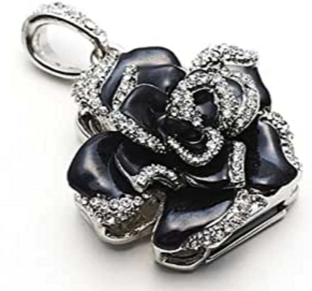 8GB Black Rose USB Flash Drive