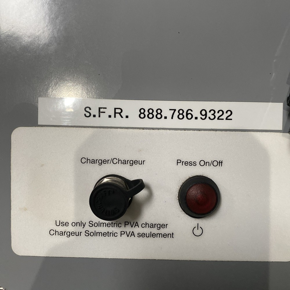 Solmetric PVA-600 PV Analyzer With Irradiance Sensor /Works