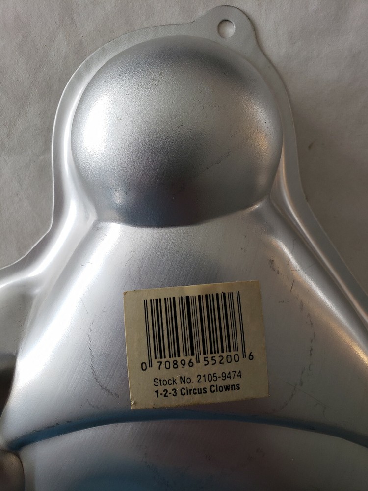 Wilton Cake Pan Circus Clown 2105-9474 Insert 1992