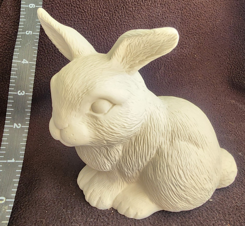 Ready to Paint Ceramic Bisque Vintage 1980's Easter Bunny