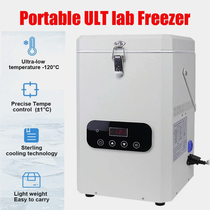 Ultra-Low Temperature Deep Lab Freezer for Samples Storage 2L -120℃/-184℉ 110V