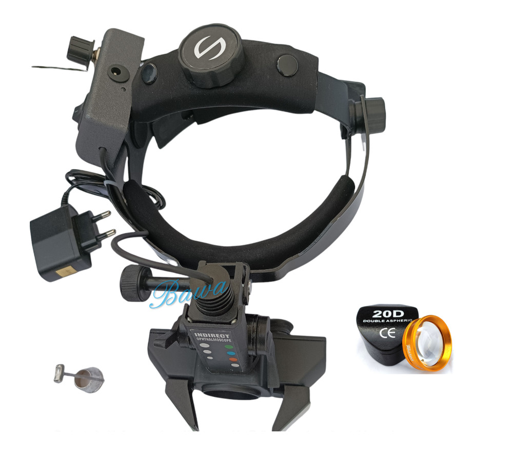 Indirect Ophthalmoscope Three Filter - Cobalt Blue, White & Green & Accessory