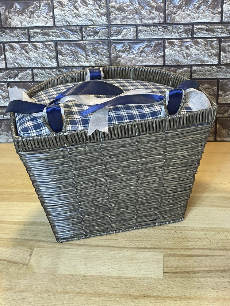 Weather ￼Resistant Bicycle Front Wicker Woven Basket, Handlebar Storage Basket