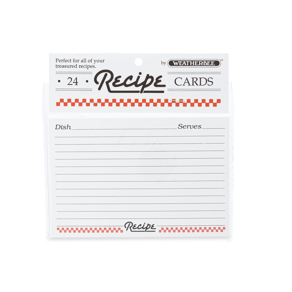 Weatherbee Recipe Cards