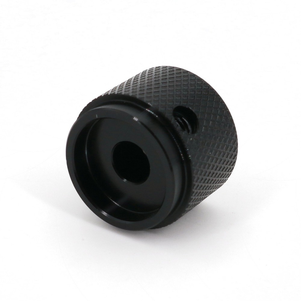 5PC Black Solid Aluminum 20*15.5mm Audio Rotary Control 6mm Potentiometer Knobs