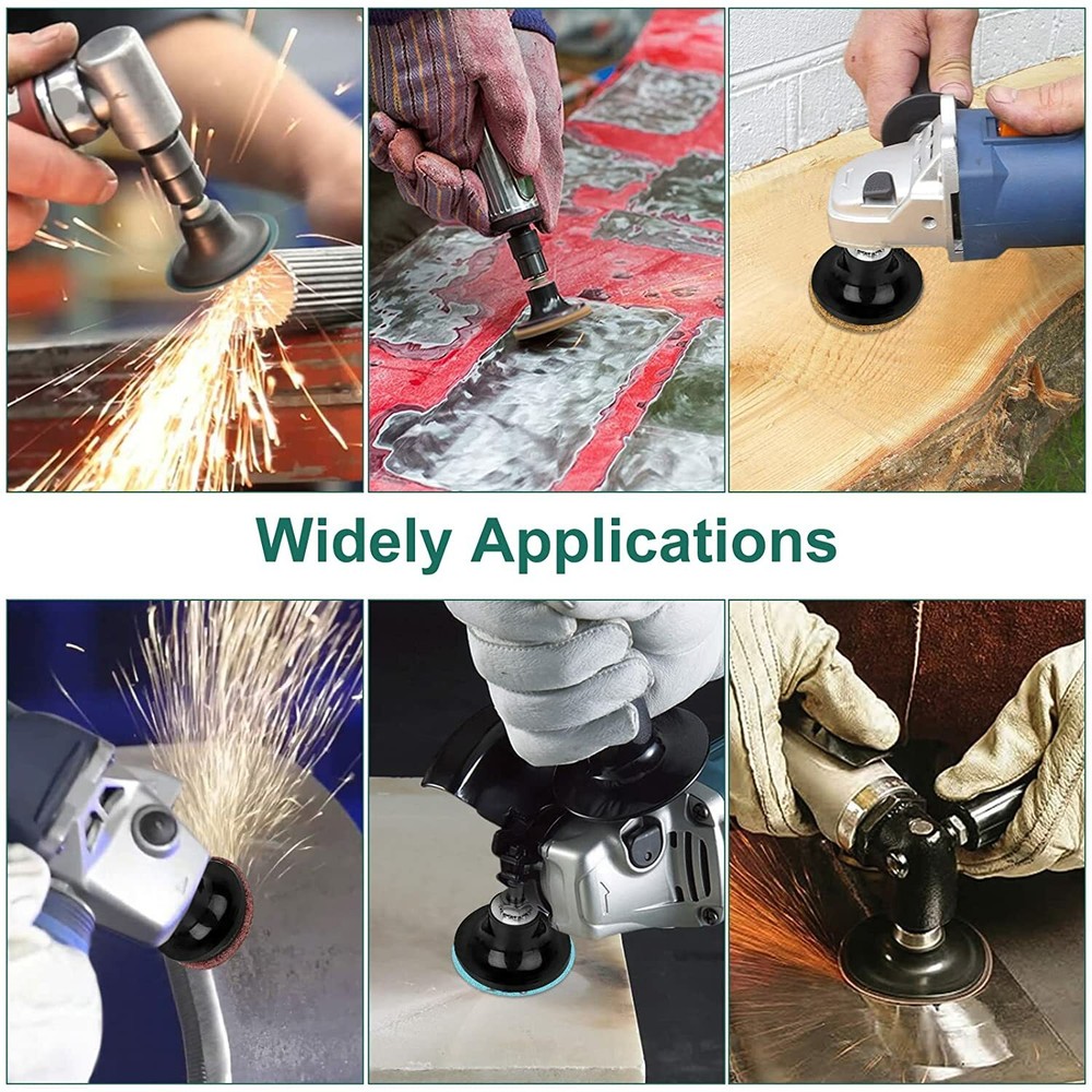 SATC 120PCS 2-in Heavy Roll Lock Surface Conditioning Die Grinder Sanding Discs