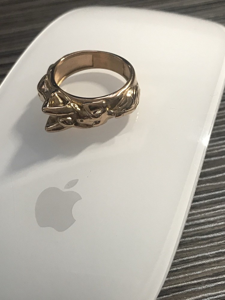 Gold Plated Kamasutra Inspired Ring