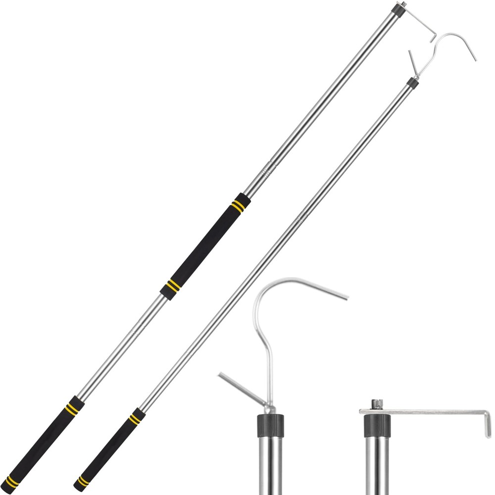 Trunk Bed Cargo Retrieval Hook Telescoping Cargo Grabber Reach Retrieval Tool