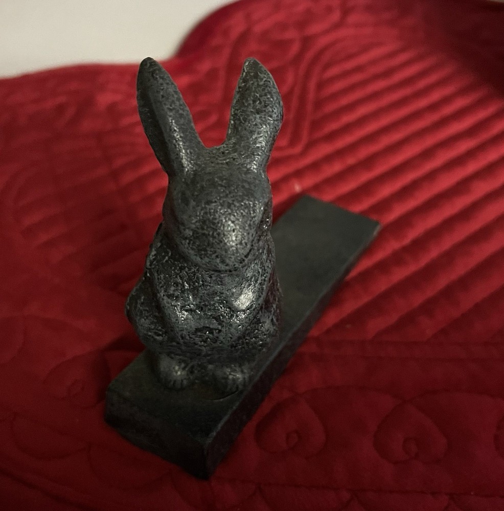 Cast Iron Rabbit Door Stop