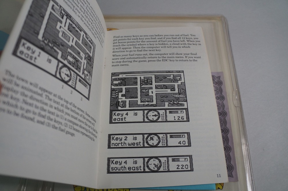 Stickybear Town Builder: 5.25" Floppy Disk Software/ VTG 1984 Apple II Complete