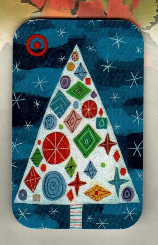 TARGET Child's Christmas Tree Drawing ( 2007 ) Gift Card ( $0 )