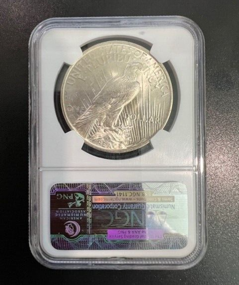 1923-P | PEACE SILVER DOLLAR | NGC MS63 | BLAST WHITE | AAA