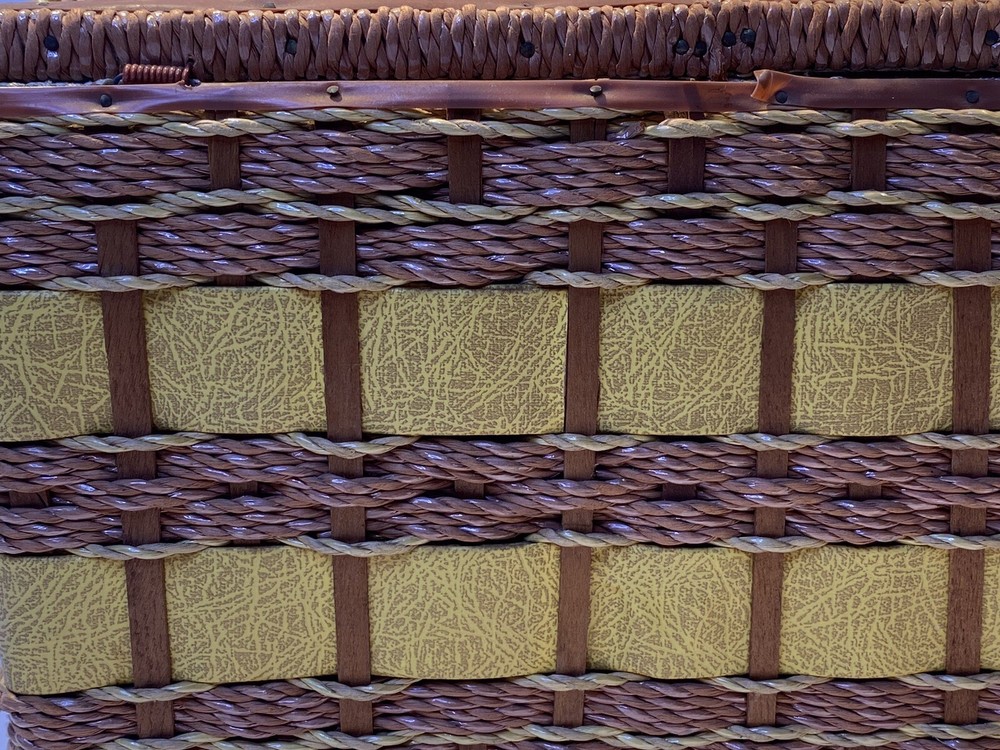 Large Wicker Sewing Basket Notions Keepsake Kit