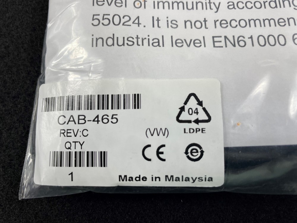 Datalogic CAB-465 Interface Cable LOT OF 2