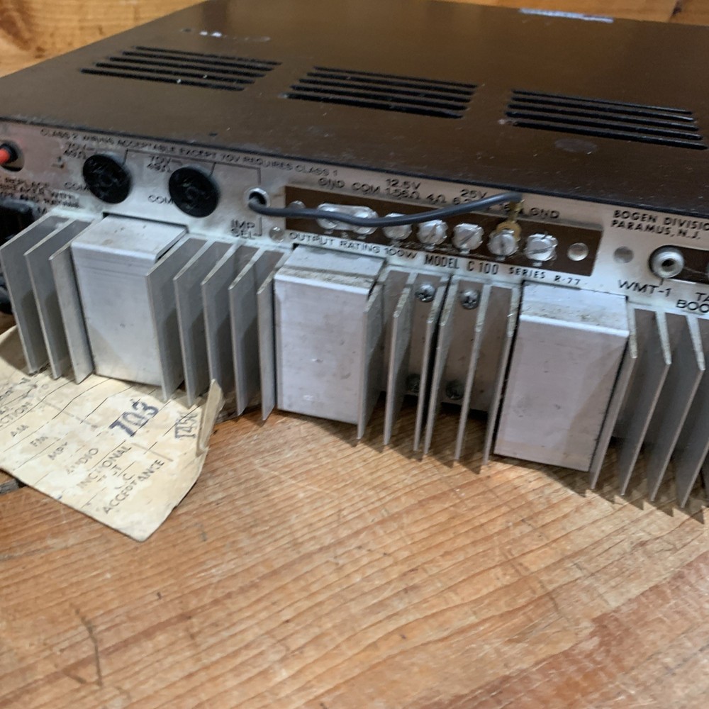 Vintage Bogen Challenger Model: C-35 Amplifier Untested #504