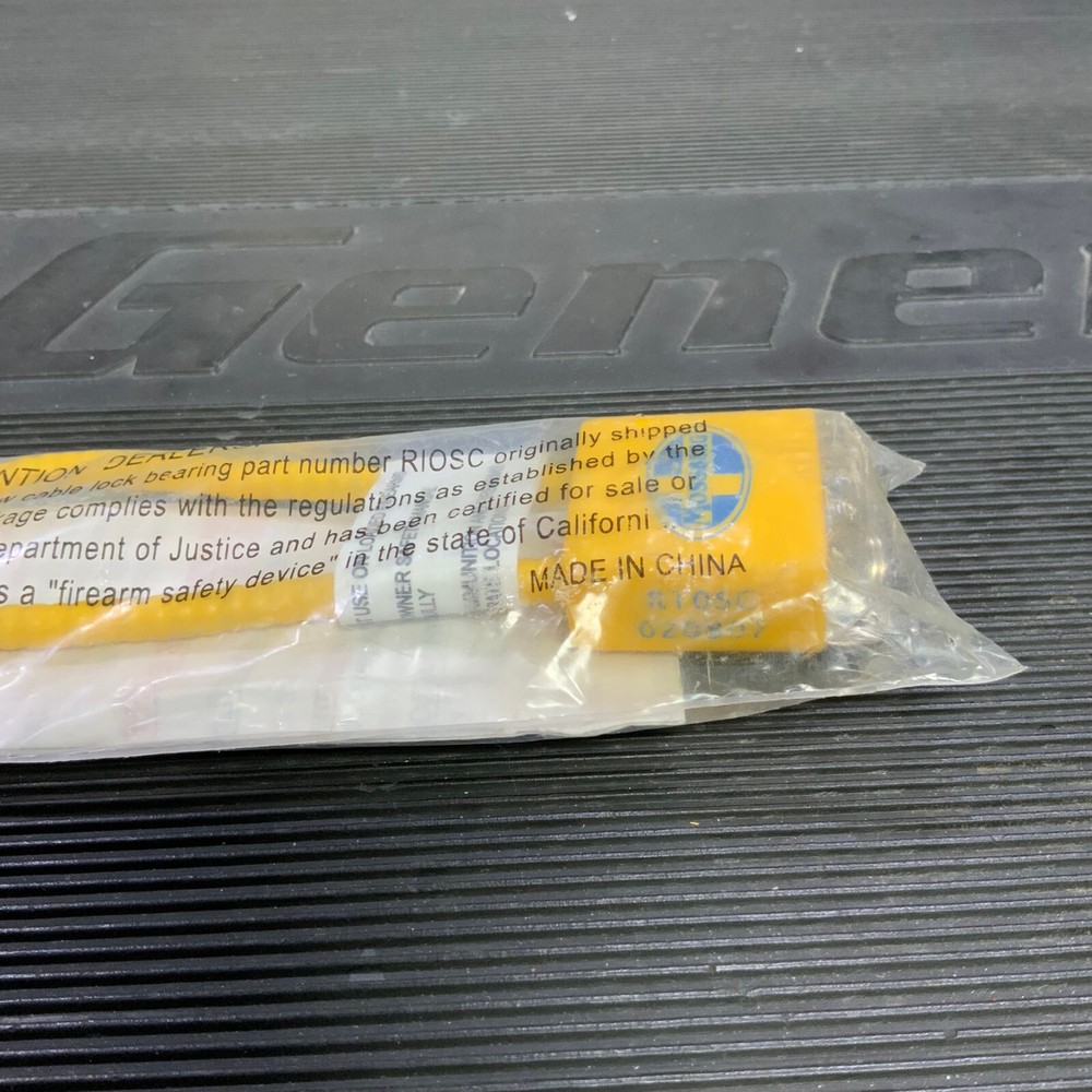 Mossberg Yellow Cable Lock Gun Firearm Lock with 2 Keys