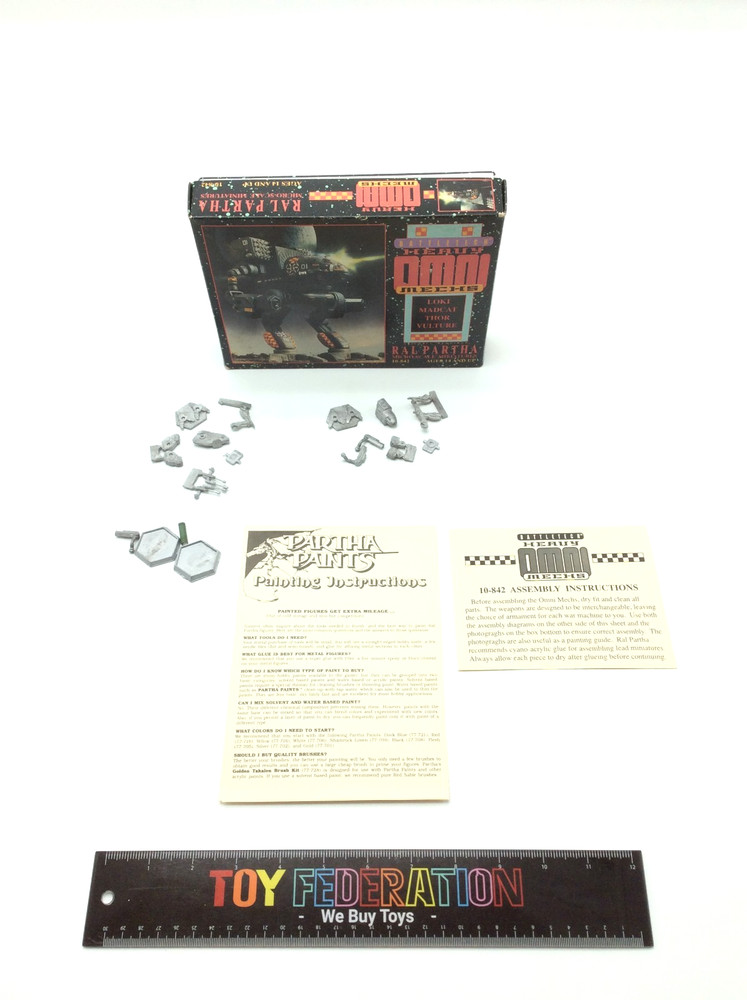 Ral Partha Battletech HEAVY OMNI MECHS -Incomplete-