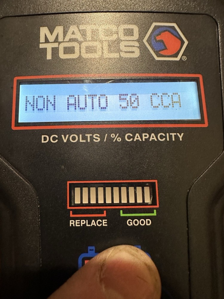 Used Matco Tools MBT100 12V Battery Tester