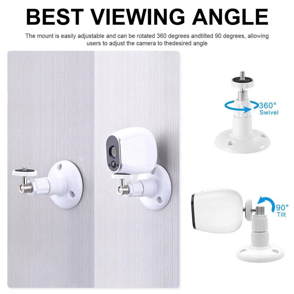 For Arlo Camera Wall Mount 4-Pack for Pro Ultra Rust Resistant Easy Install