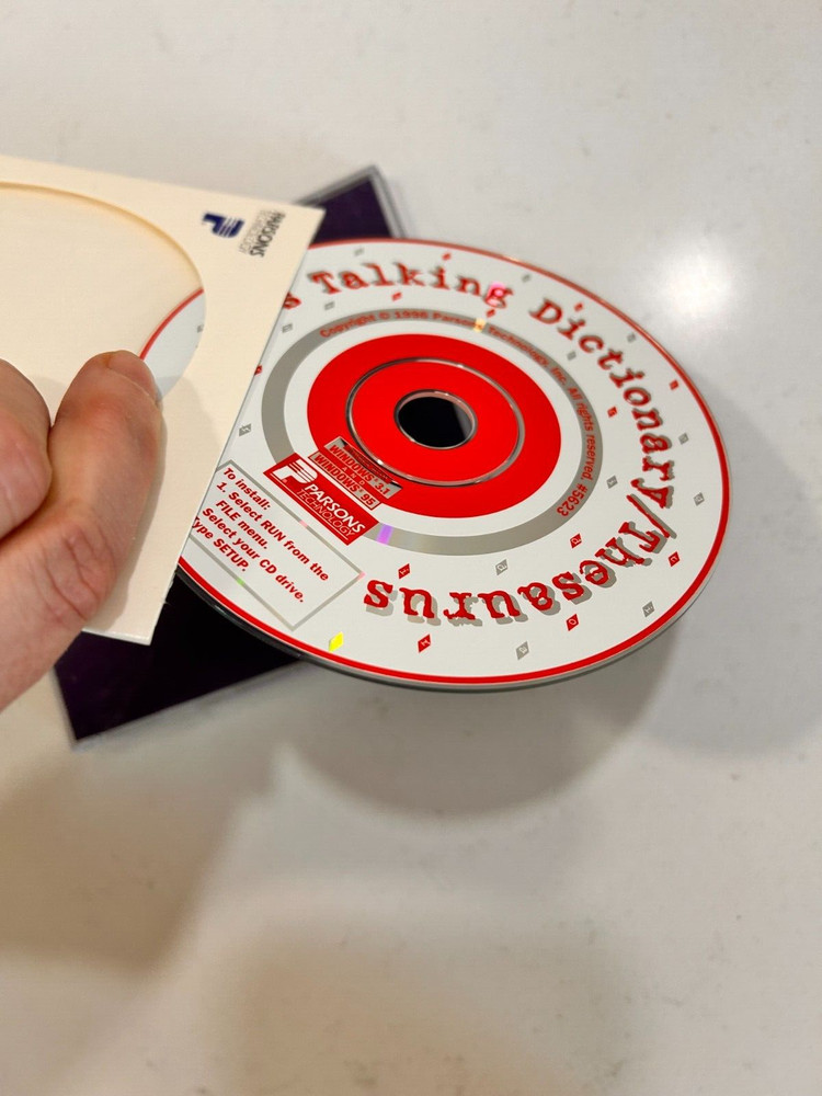 Simon And Schuster Encyclopedia & Webster's Talking Dictionary/Thesaurus Windows