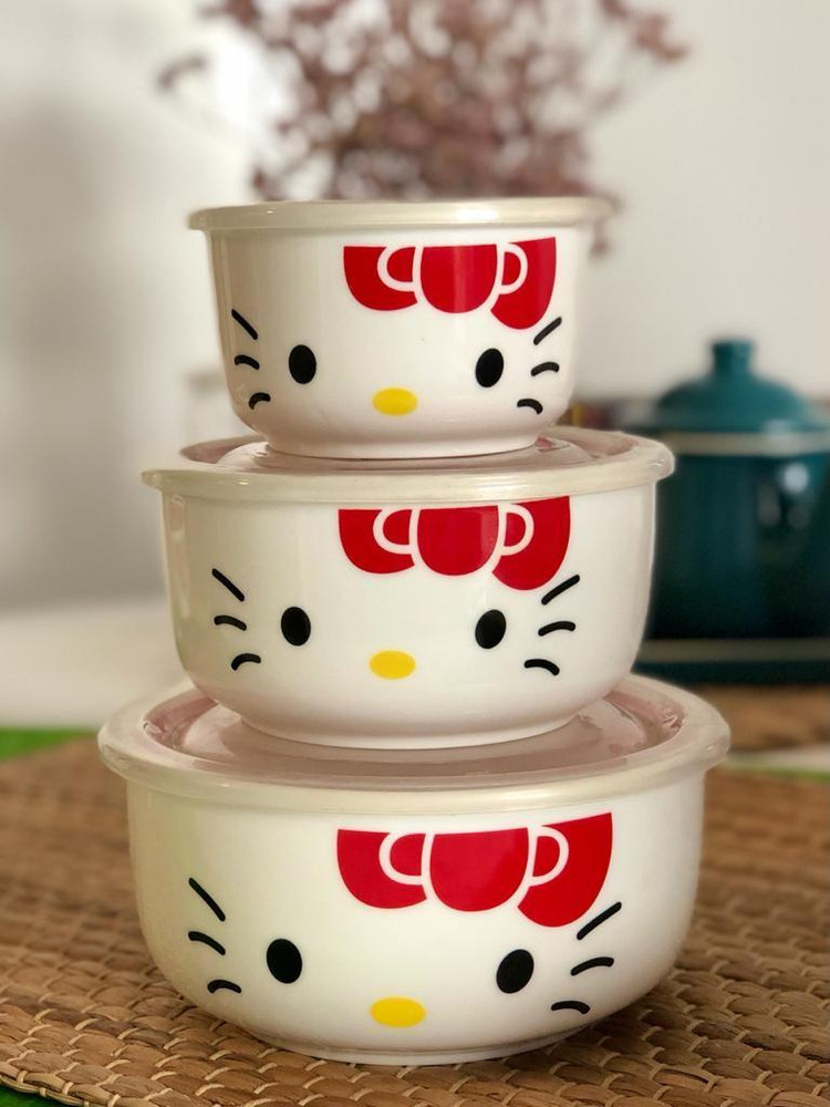 The 6-Piece Round Nesting Stoneware Bakeware cute ceramic set