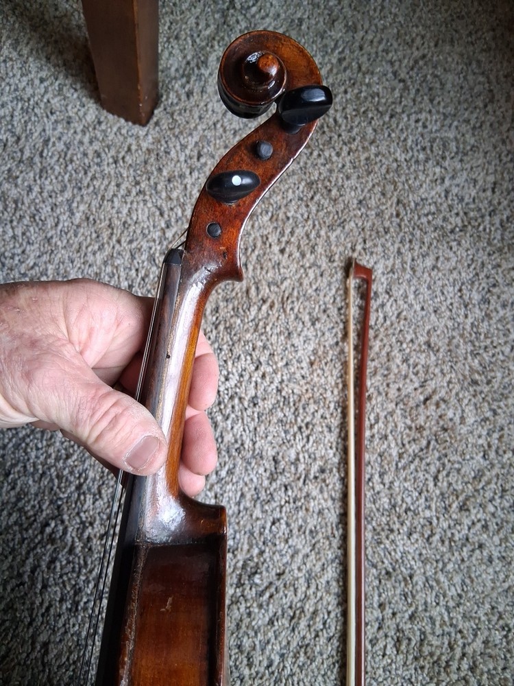 Violin Very Old Reconstruction By George W Quick 1937