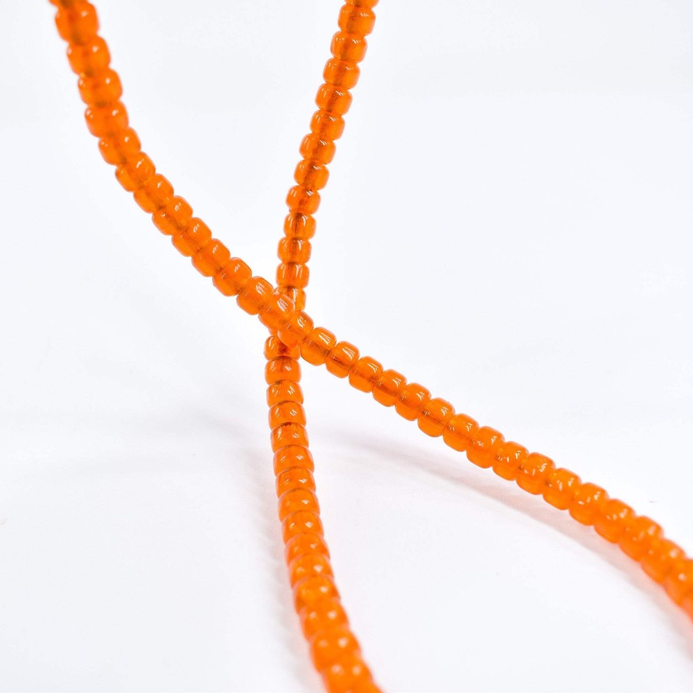Padre Translucent Orange Trade Beads