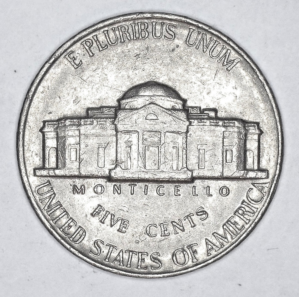 1991 P Jefferson Nickel DDR