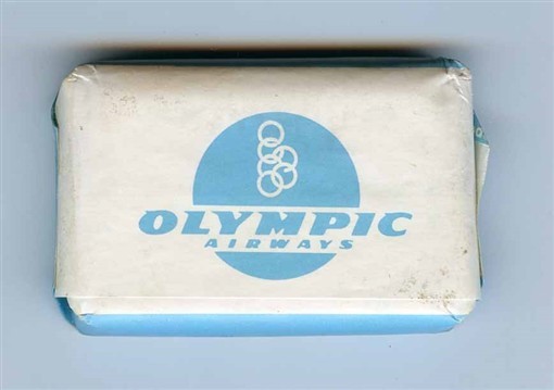 Olympic Airways Mini Soap with Olympic Rings