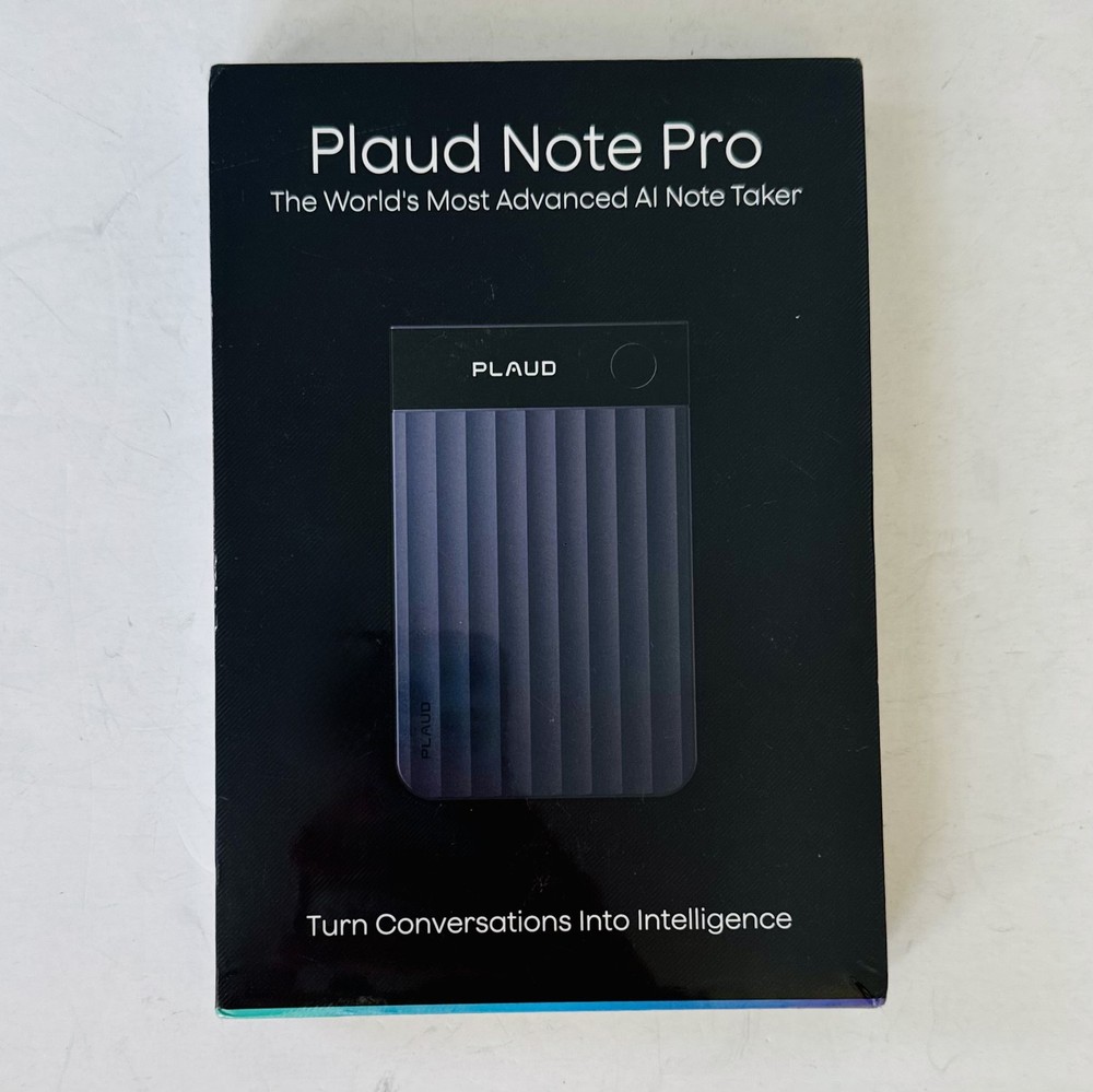 Plaud Note Pro AI Voice Recorder Note Taker PN0300 64GB Black