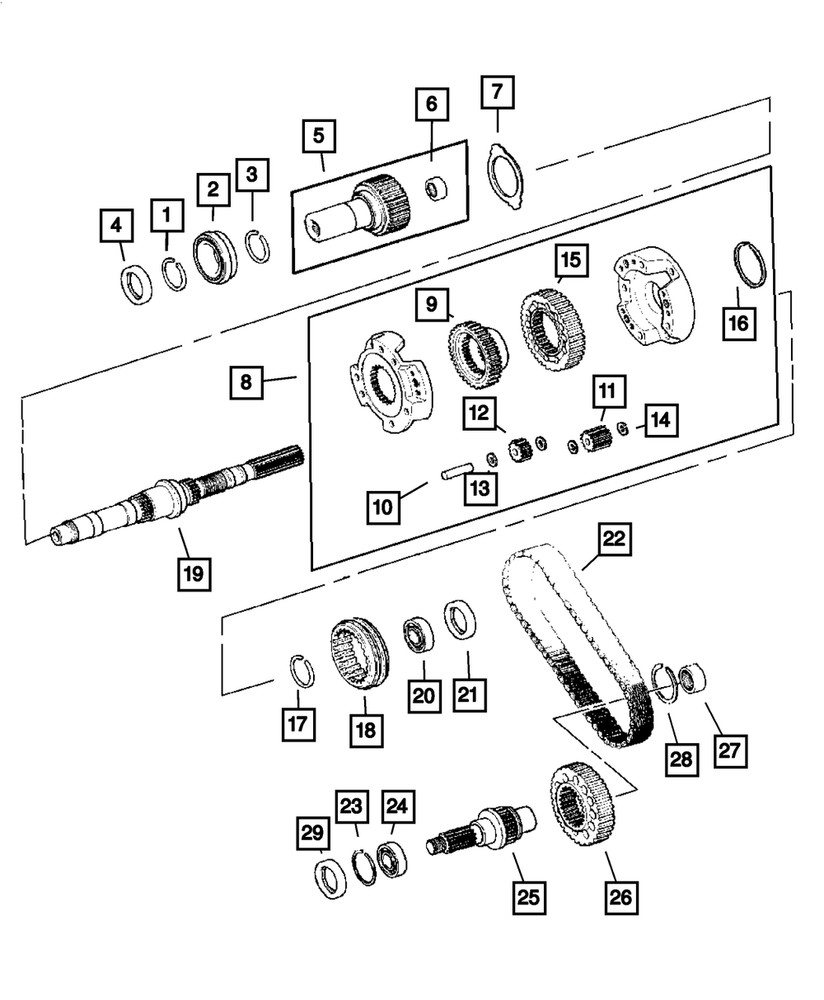 Genuine Mopar Input Gear 5103262AA