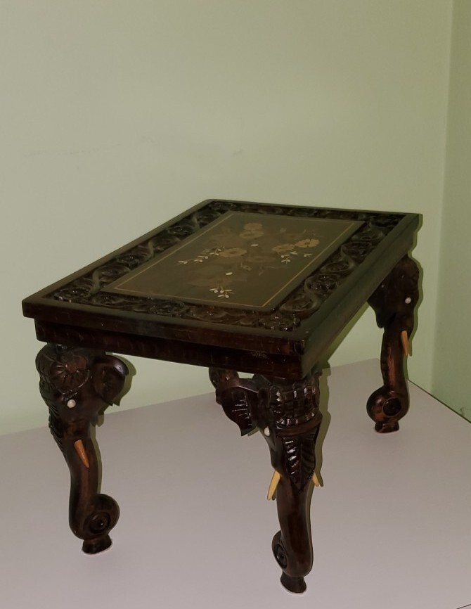 Antique Step Stool Professionally Restored To A Mint Condition