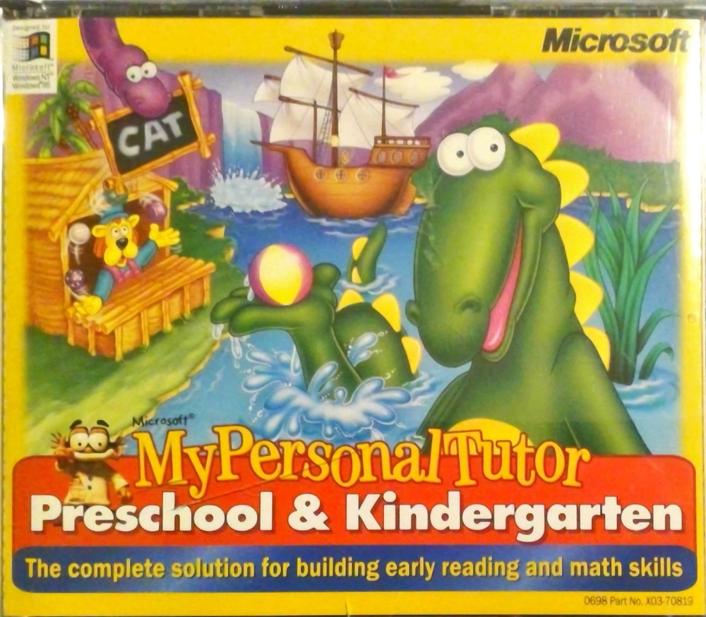 Microsoft Mathopolis, Preschool Workshop, Reader Railway-PC 1997 3 CD ROM V GOOD
