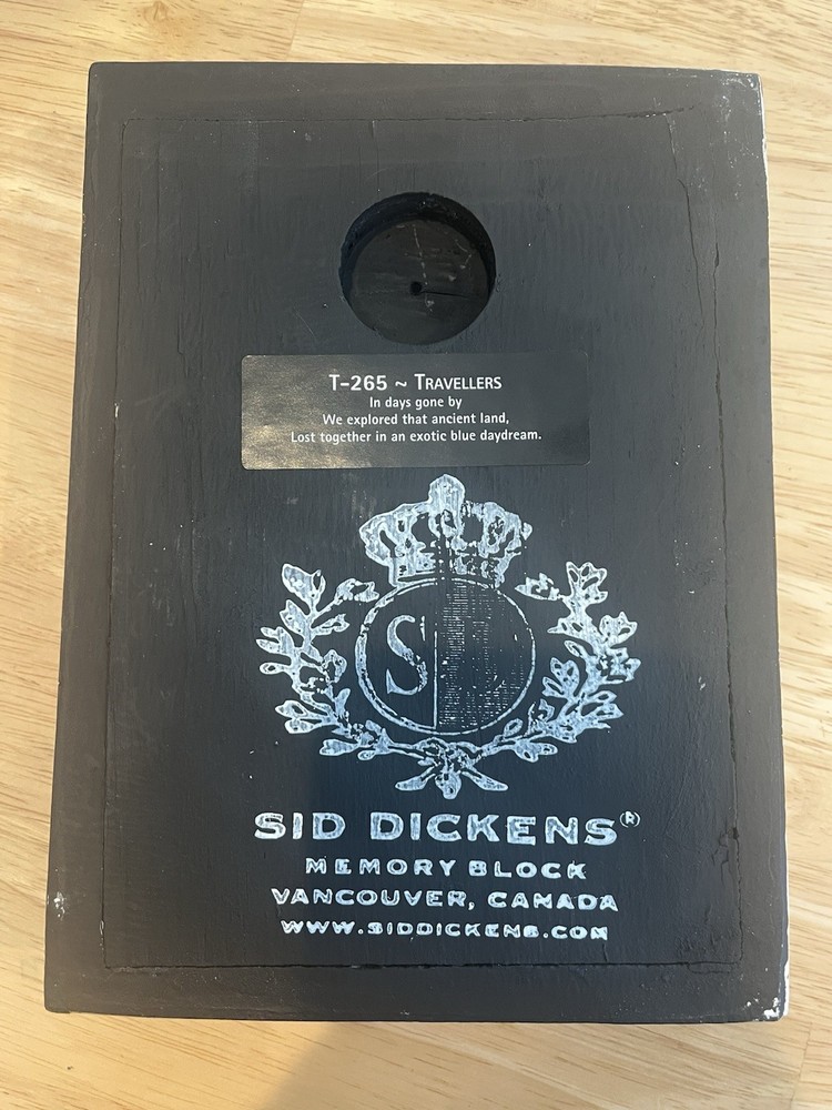 Sid Dickens Retired Memory Block T-265 "Travellers" EUC