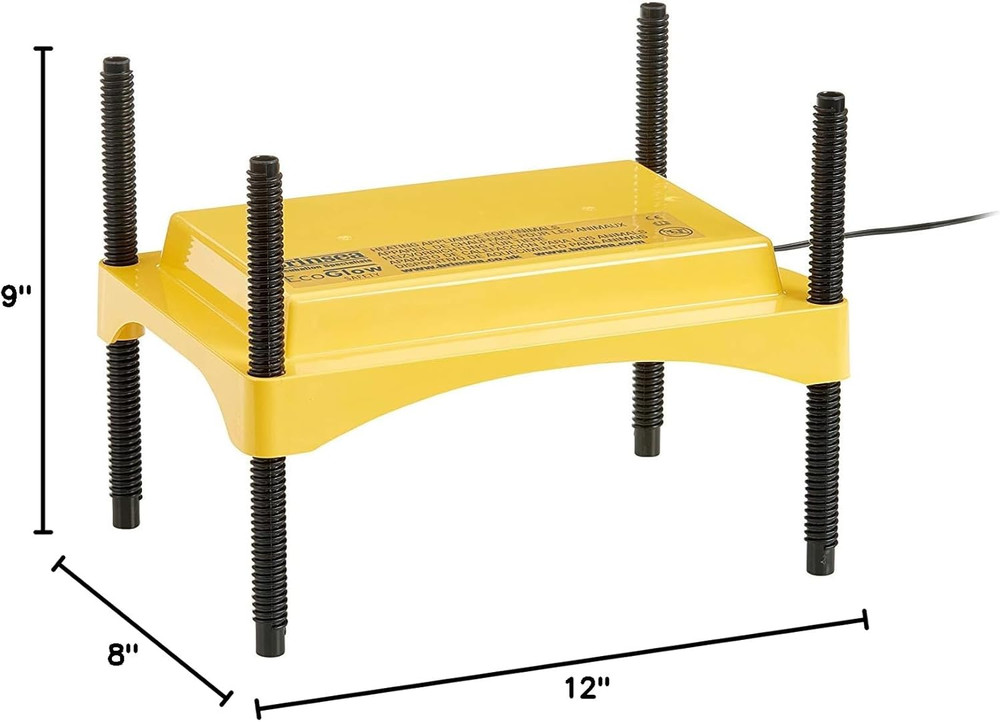Ecoglow Safety 600 Chick or Duckling Brooder, Adjustable Height & Angle Brooder