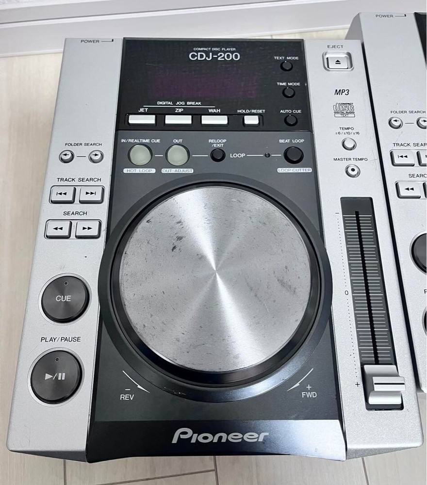 Pionner CDJ-200 DJ Turntable Player Controller Mix Loop CD Mp3 JUNK Power Only