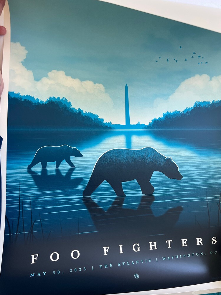 Foo Fighters Poster - Atlantis, DC 5/30/23