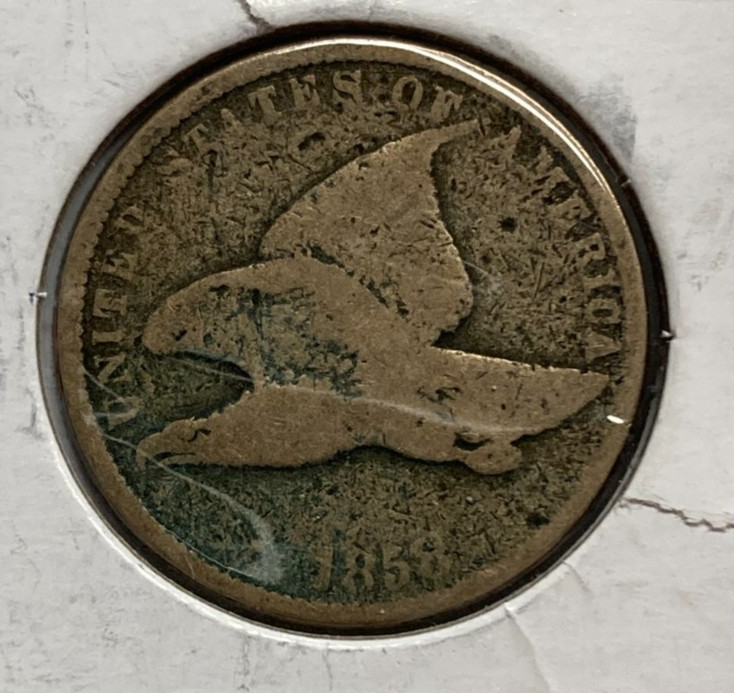 1858 Flying Eagle 1¢ #17